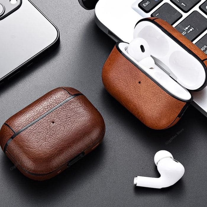 Leather Hard Plastic Cover for AirPods Pro 2 Case for AirPods Pro2 Pro 2nd GEN Funda For AirPod 3 Pro 2023 Case Headphone Coque