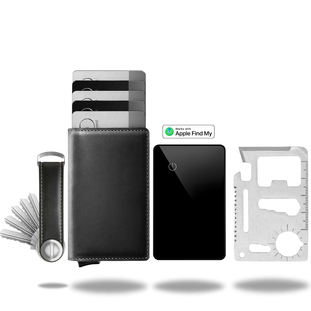 SLIDE WALLET BUNDLE (KEY & CARD TRACKER & MULTI-TOOL KEY)