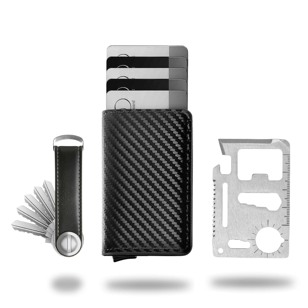 SLIDE WALLET BUNDLE (KEY & MULTI-TOOL CARD)