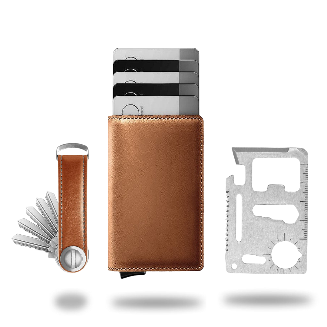 SLIDE WALLET BUNDLE (KEY & MULTI-TOOL CARD)