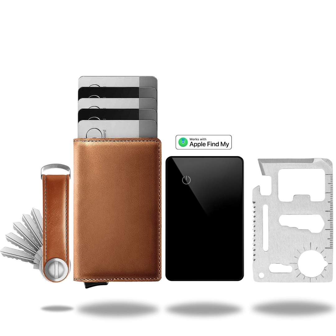 SLIDE WALLET BUNDLE (KEY & CARD TRACKER & MULTI-TOOL KEY)