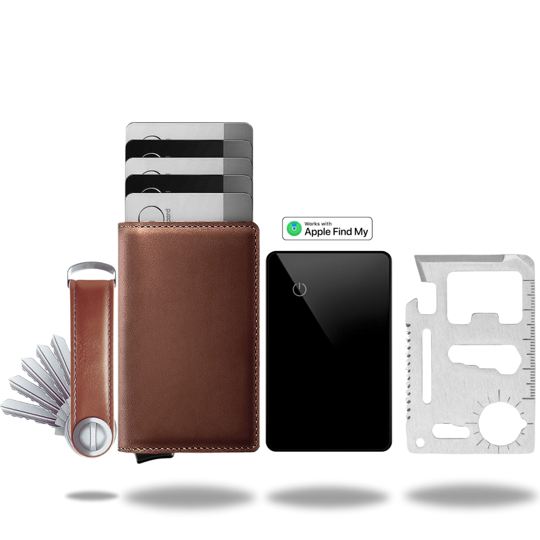 SLIDE WALLET BUNDLE (KEY & CARD TRACKER & MULTI-TOOL KEY)